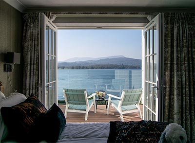 Hazel Lake View Room with Balcony